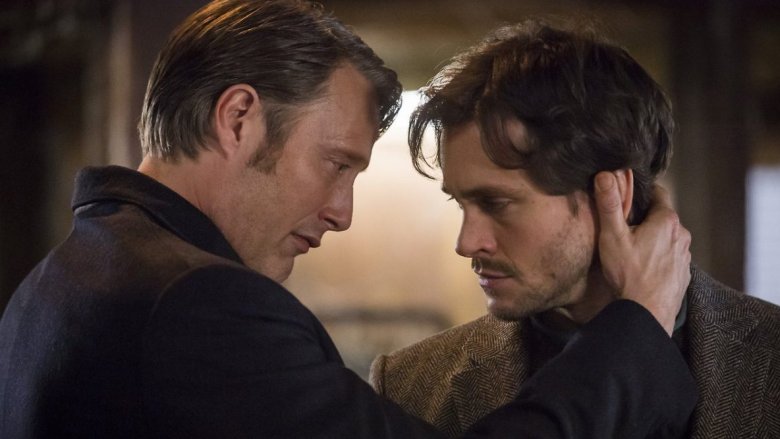 Mads Mikkelsen and Hugh Dancy in Hannibal