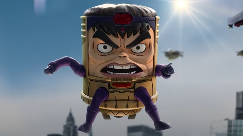 Patton Oswalt's MODOK gives orders 