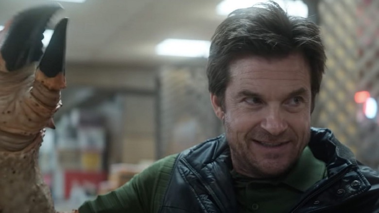 Jason Bateman with crab claw