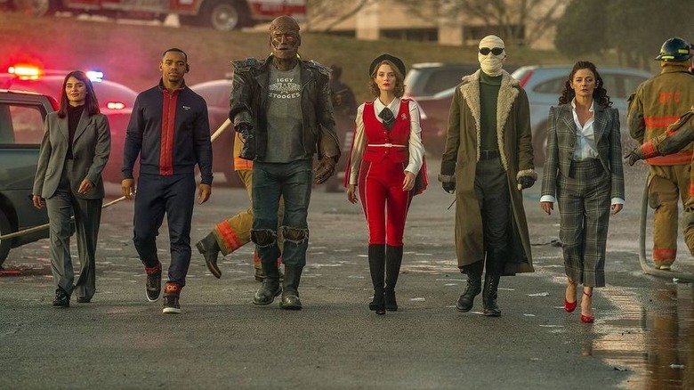 The Doom Patrol walks together