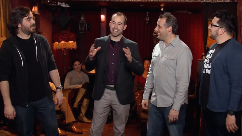 Brian, Murr, Joe, and Sal talking