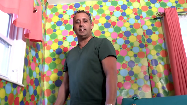 Joe Gatto in colorful room