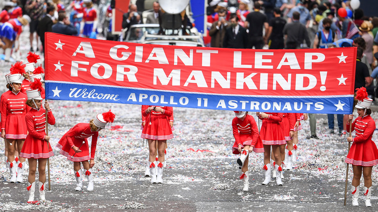 Apollo 11 parade banner