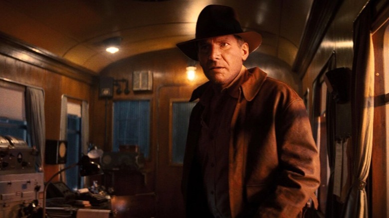 Indiana Jones on a train