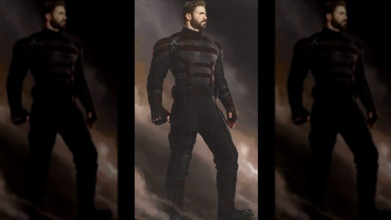 Captain America concept art from Avengers: Infinity War