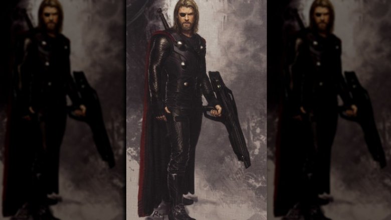 Thor concept art from Avengers: Infinity War