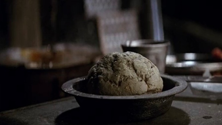 Rey's bread in a bowl on table