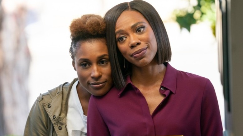 Yvonne Orji and Issa Rae in Insecure