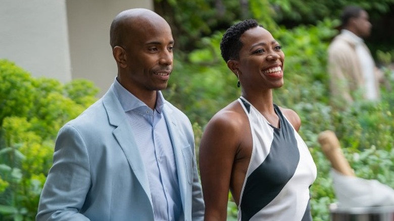 Leonard Robinson and Yvonne Orji