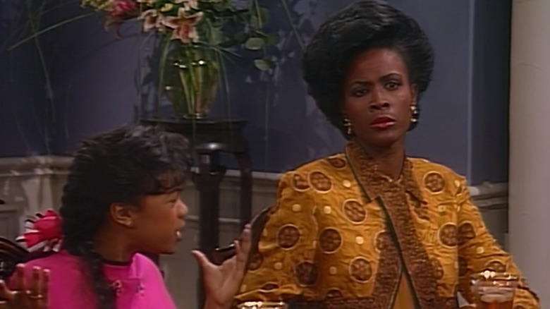 Aunt Viv staring