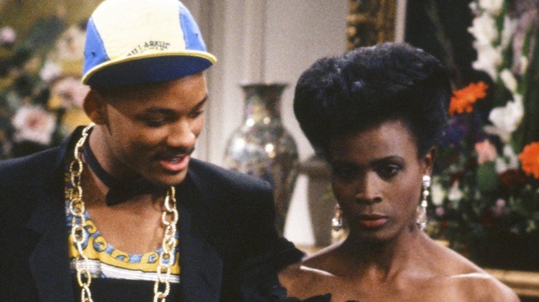 Will and Aunt Viv walking together on the show