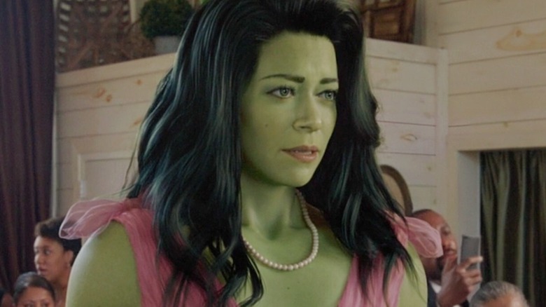 Jennifer Walters She-Hulk frowning