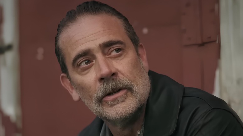 Negan looking up