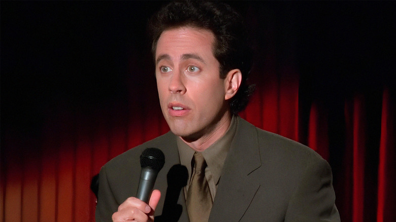 Jerry performing stand-up