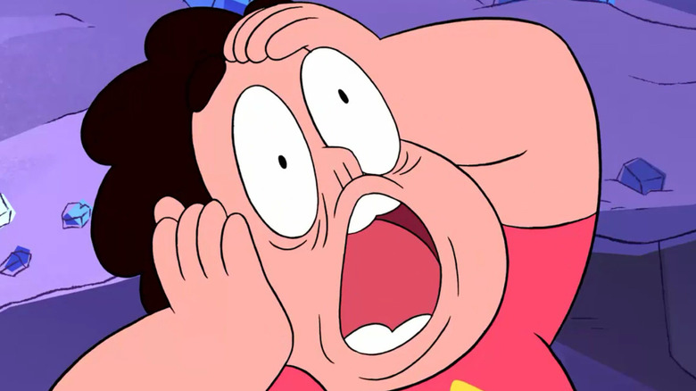 Steven Universe looking worried