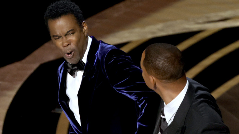 Will Smith strikes Chris Rock at the Oscars