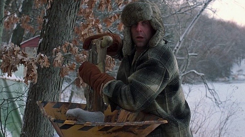 Peter Stormare Gaear Grimsrud foot in wood chipper