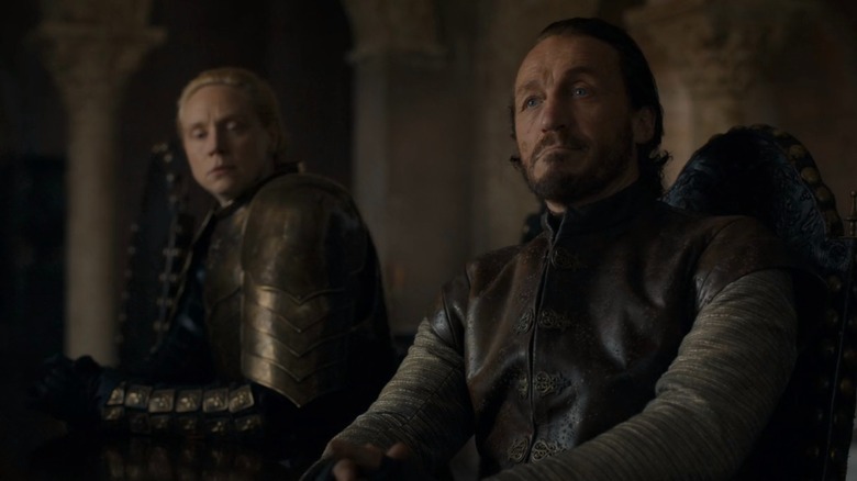 Bronn looking smug at the high council