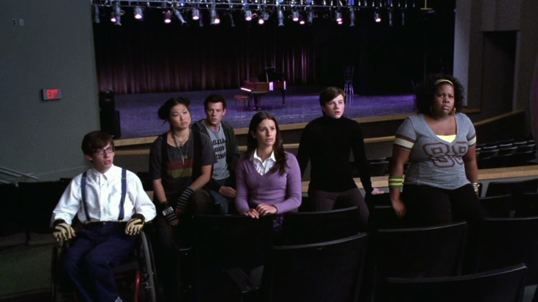 The cast of Glee