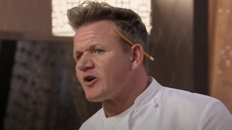 Gordon Ramsay looking annoyed