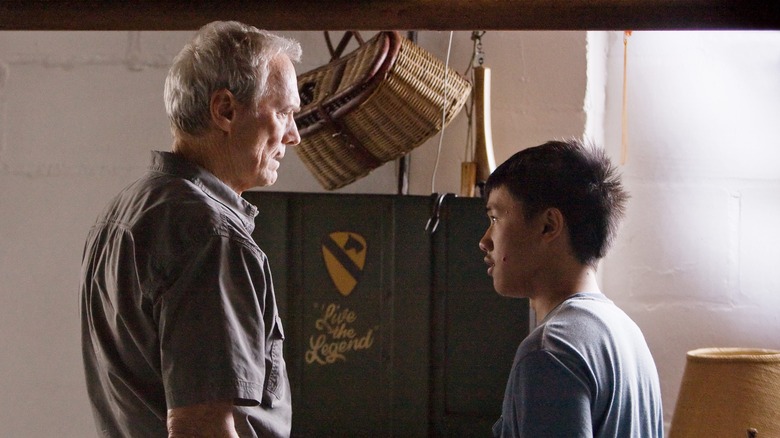 Thao and Walt speaking in Gran Torino