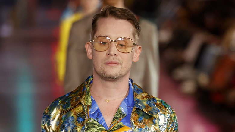 Macaulay Culkin in Gucci runway show