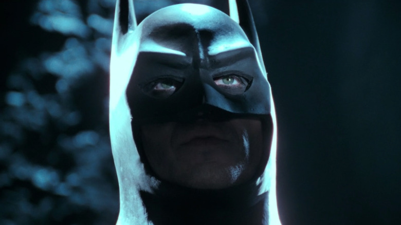 Michael Keaton glaring as Bruce Wayne (aka Batman) in 1989's "Batman"