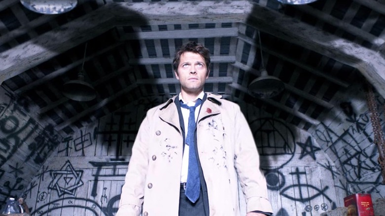 Misha Collins as Castiel on Supernatural