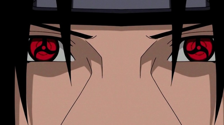 Itachi's Mangekyou Sharingan eyes