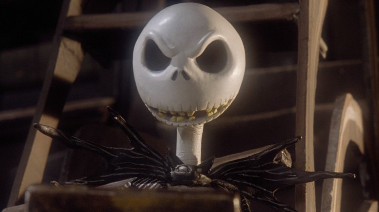 Jack Skellington frowning