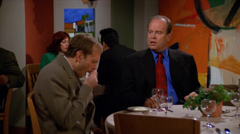 Frasier watching Niles sneeze