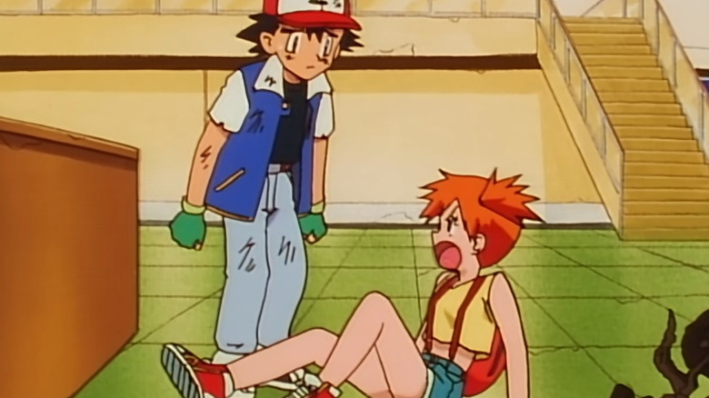 Misty yelling at Ash