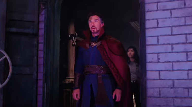 Benedict Cumberbatch and Xochitl Gomez in the trailer for Doctor Strange in the Multiverse of Madness