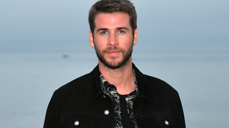 Liam Hemsworth Near Ocean