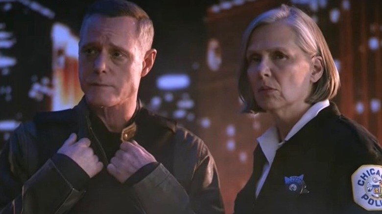 Hank Voight and Trudy Platt on Chicago P.D.