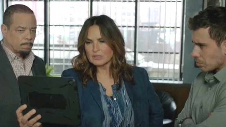 A scene from Season 23, Episode 17 of SVU