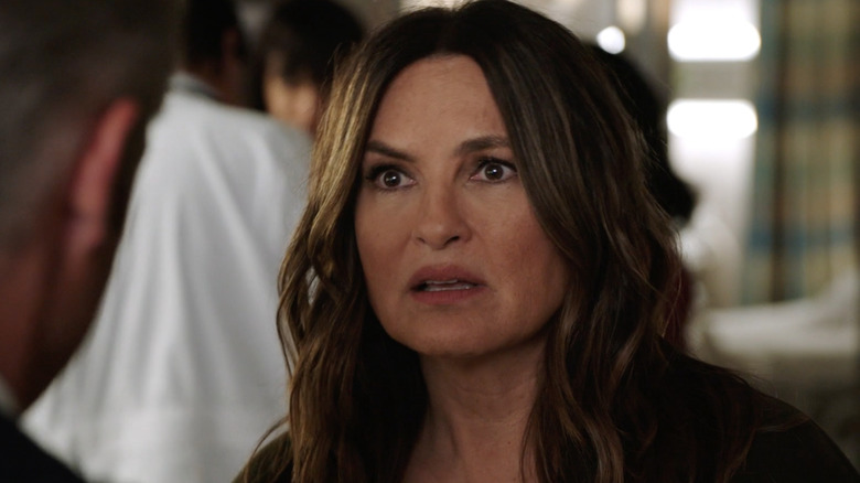 Mariska Hargitay looking shocked 