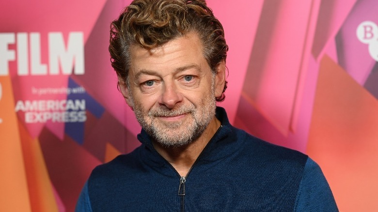 Andy Serkis posing for pictures