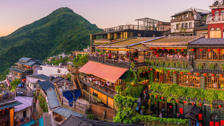 Cliffside image of Jiufen Taiwan