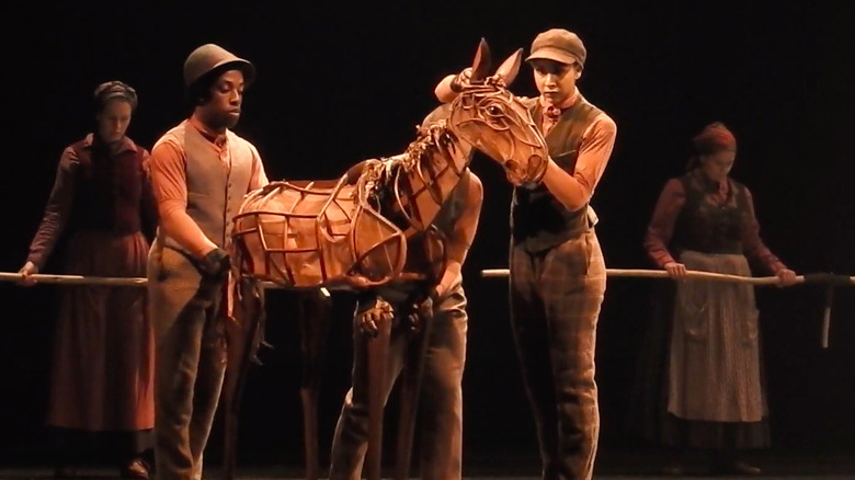 It takes several actors to bring Joey to life on stage