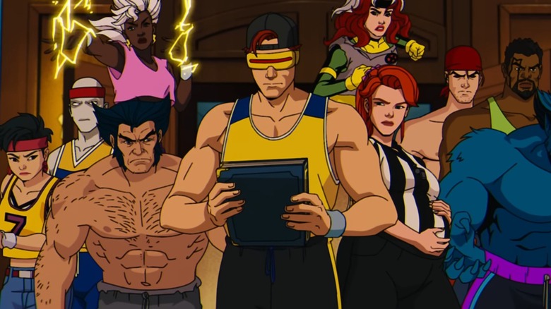 X-Men frowning