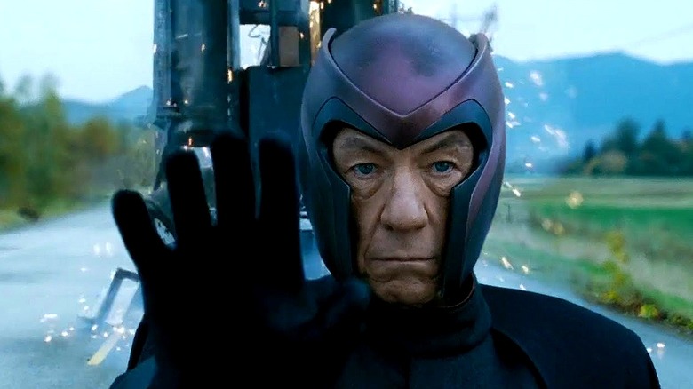 Magneto using his powers to overturn a prison truck in X-Men: The Last Stand (2006)