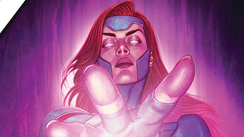 Jean Grey using her powers on an X-Men Red cover