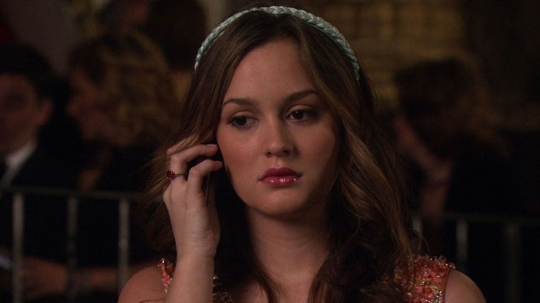 Blair Waldorf phone angry