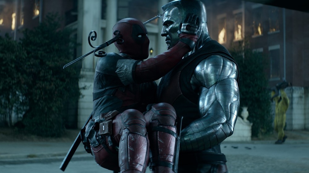 Ryan Reynolds and Stefan Kipnicic in Deadpool 2