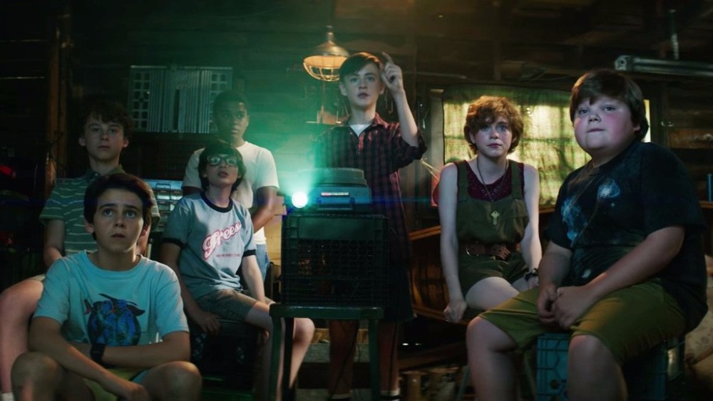 The IT cast: Jack Dylan Grazer, Wyatt Oleff, Finn Wolfhard, Chosen Jacobs, Jaeden Martell, Sophia Lillis and Jeremy Ray Taylor