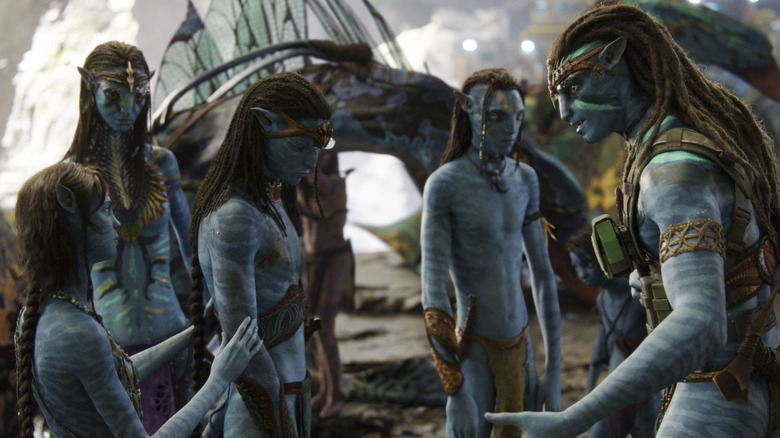 Sully family in Avatar The Way of Water