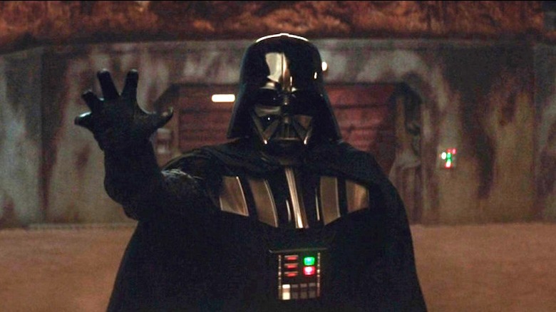 Darth Vader holding his hand out