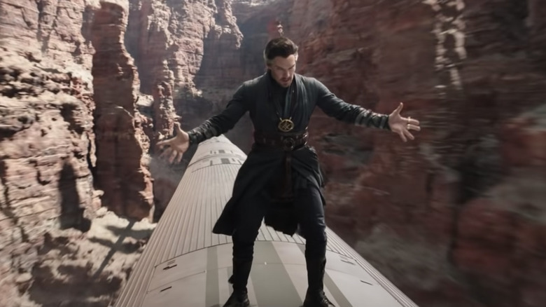 Dr. Strange on train in Grand Canypm