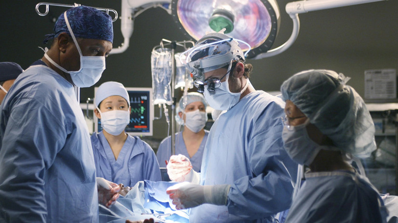 Grey's surgeons in surgery